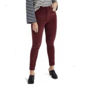 Madewell 10” High Rise Skinny Pants